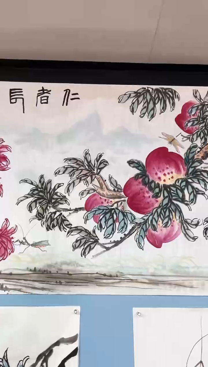 国画勇***2武天庆仁者长寿