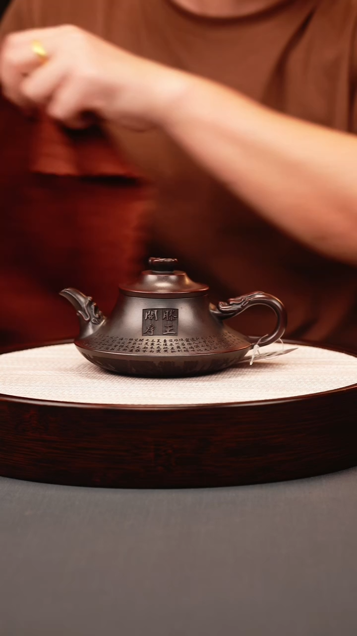 茶壶紫砂古红泥滕王阁云炉