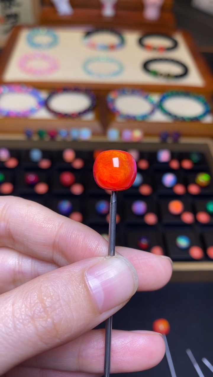 【闪购商品】树脂制品11*12mm人工欧泊老型27