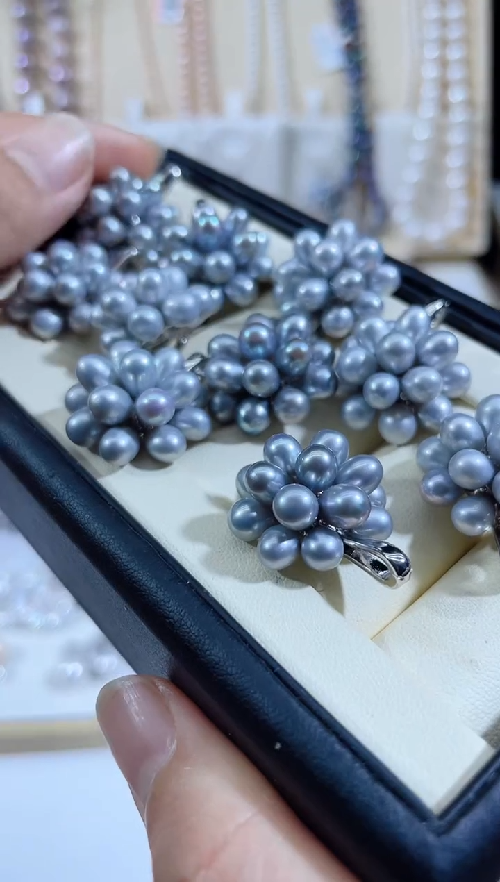 吊坠(不含链)未镶嵌淡水珍珠爆米花吊坠多样性发其一