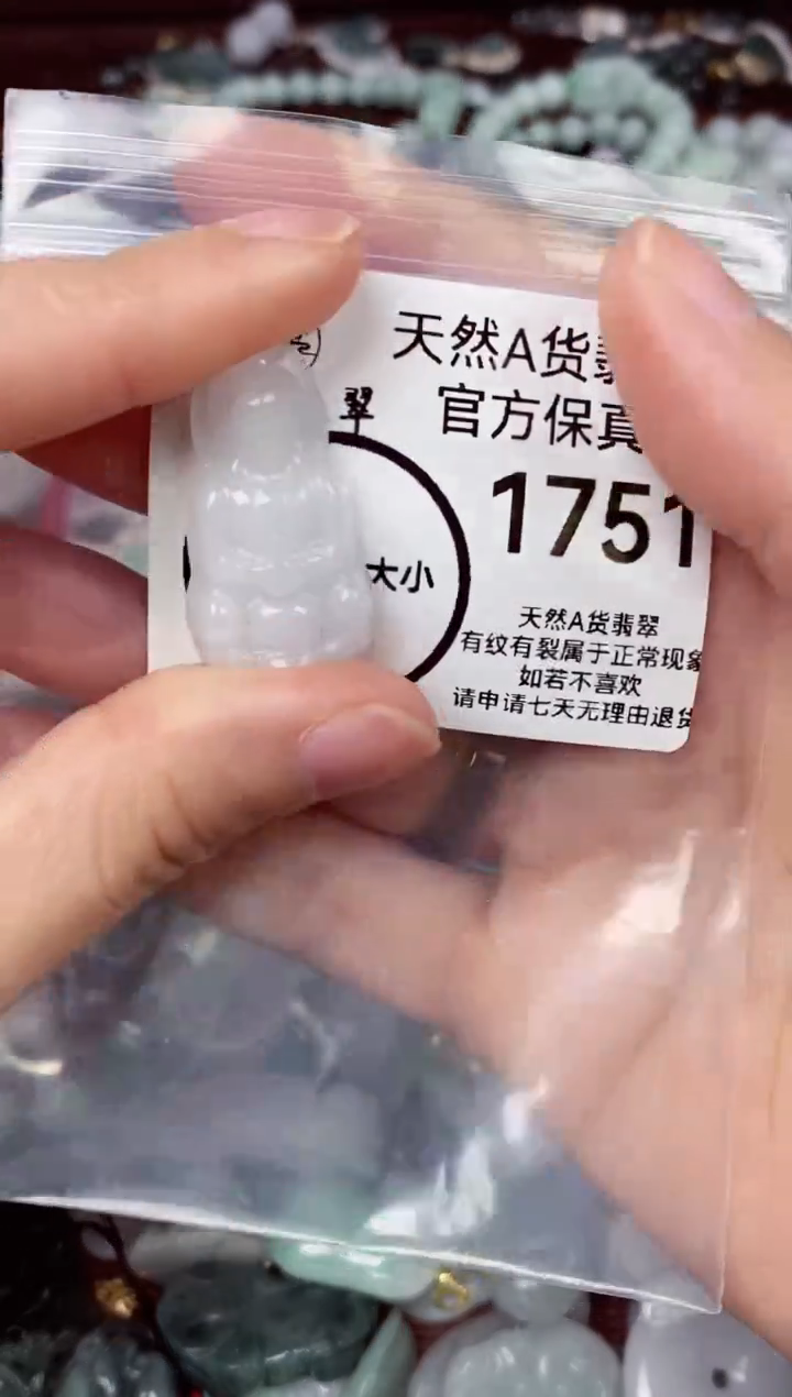 【闪购商品】翡翠颈饰未镶嵌天然A货翡翠1751