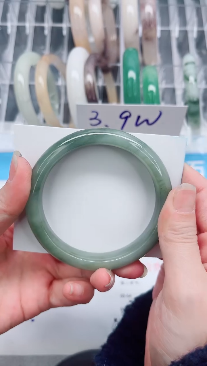 【闪购商品】石英质玉手镯未镶嵌A339-60.3