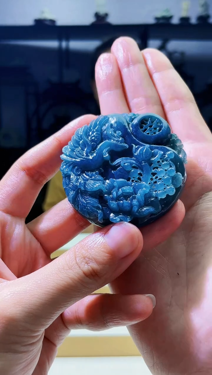 定制翡翠未镶嵌毛货07260324多样性发其一