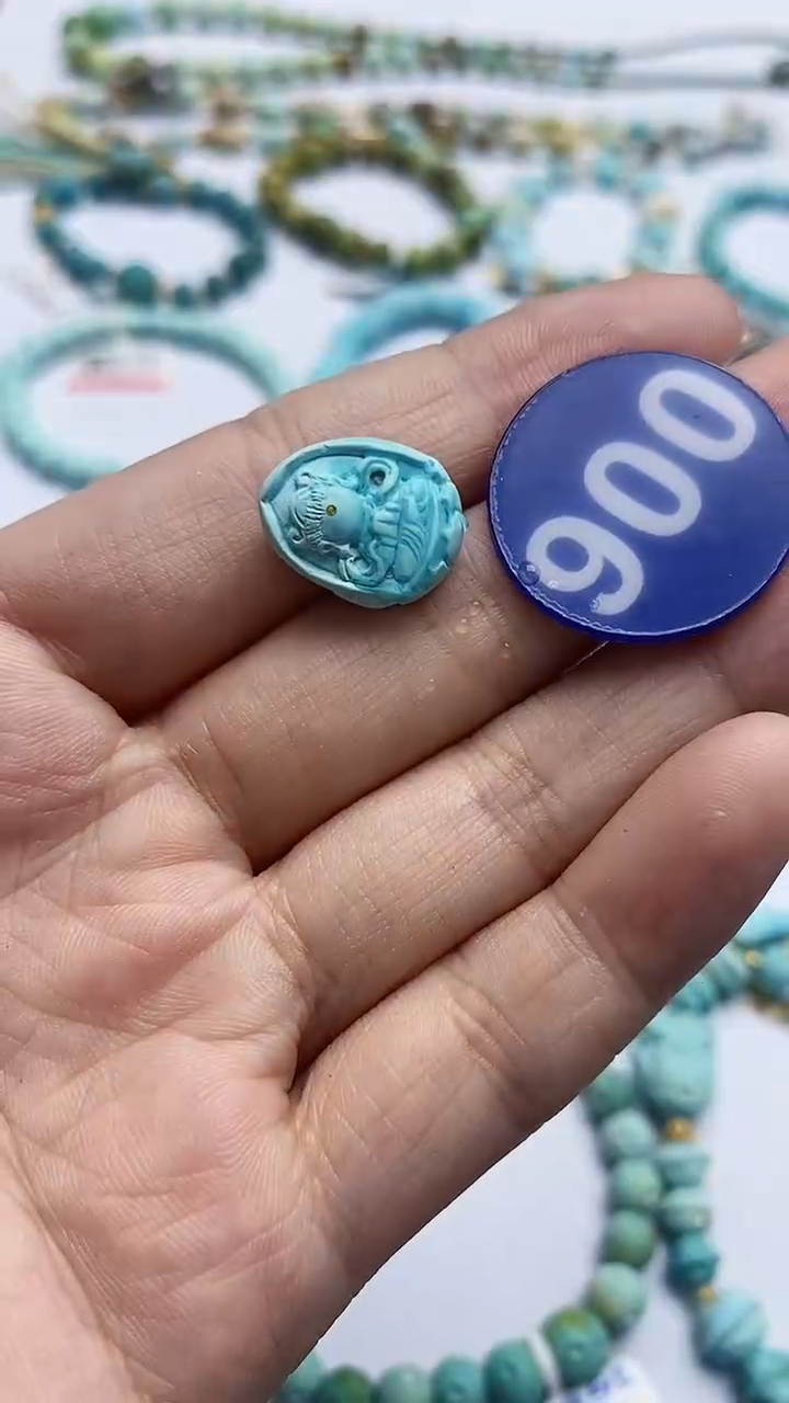 【闪购商品】绿松石雕刻件未镶嵌900