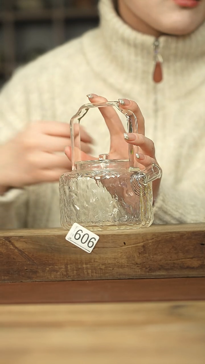 设计师手作款！玻璃煮茶壶系列 