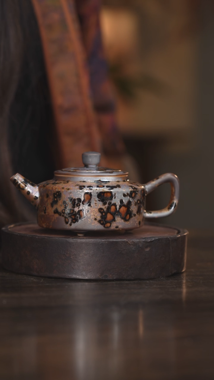 【闪购商品】杯95柴房陶瓷柴烧周盘