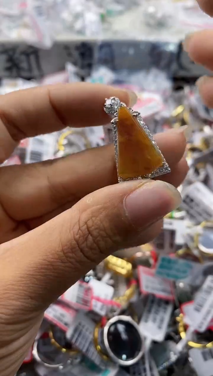 银S925镶嵌戒指翡翠5555**----5