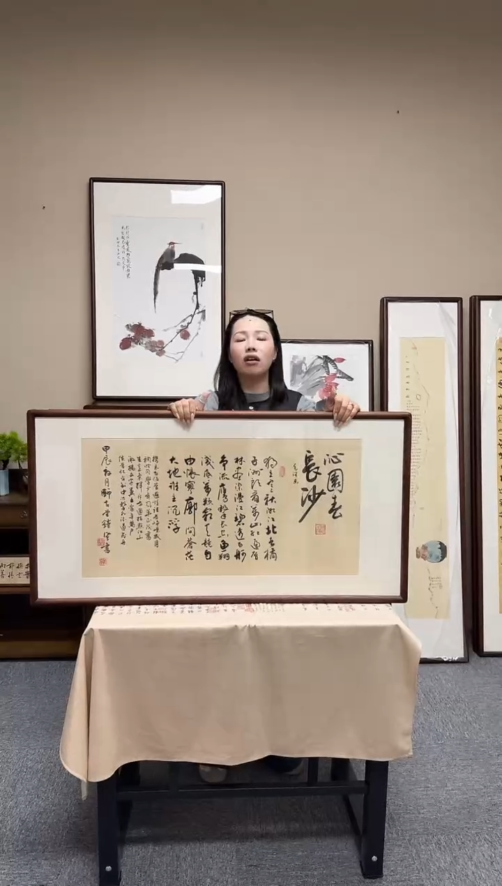 书法范凯风-长沙-53*103尺寸