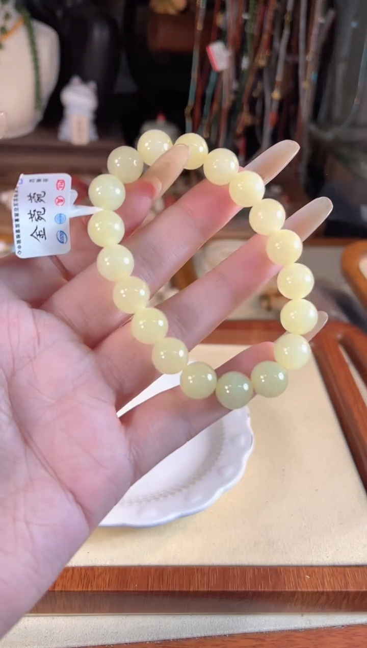 【闪购商品】和田玉手链未镶嵌多样性发货其一10mm