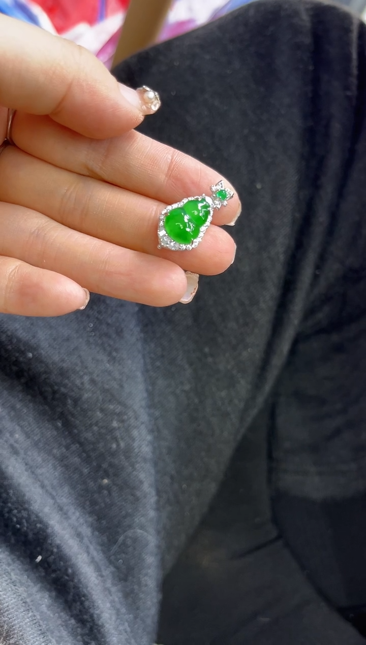 【闪购商品】翡翠颈饰银S925镶嵌0649343923