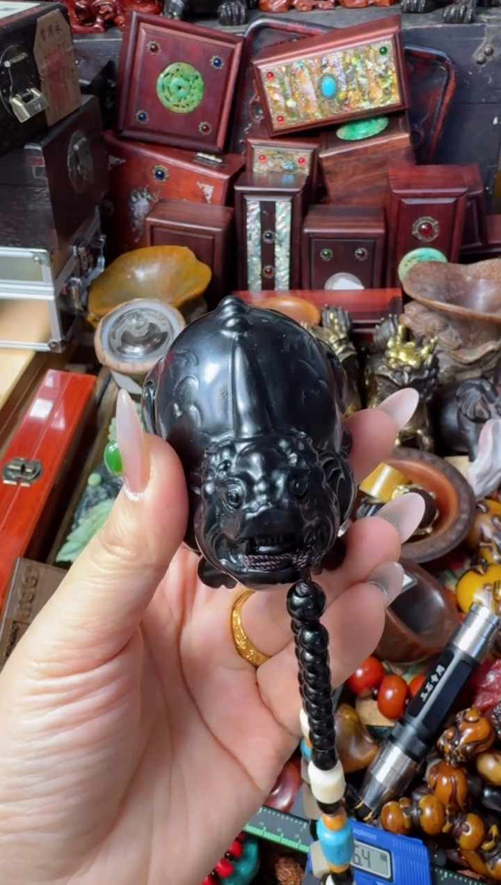 【闪购商品】和田玉（墨玉）把件未镶嵌主播推荐：一物一拍，讲解为准！