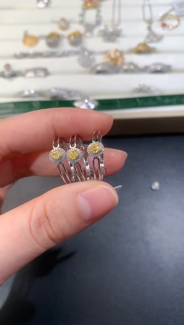 【闪购商品】钻石戒指18K金镶嵌多样性发其一S516|1680