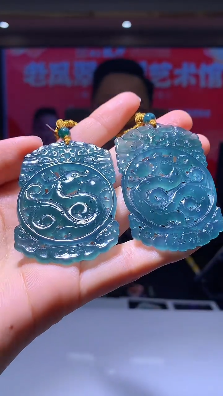 【闪购商品】定制翡翠未镶嵌1034hm-毛货挂件25