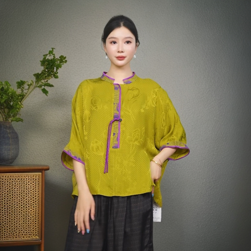 新款轻奢优雅端庄显瘦上衣28778