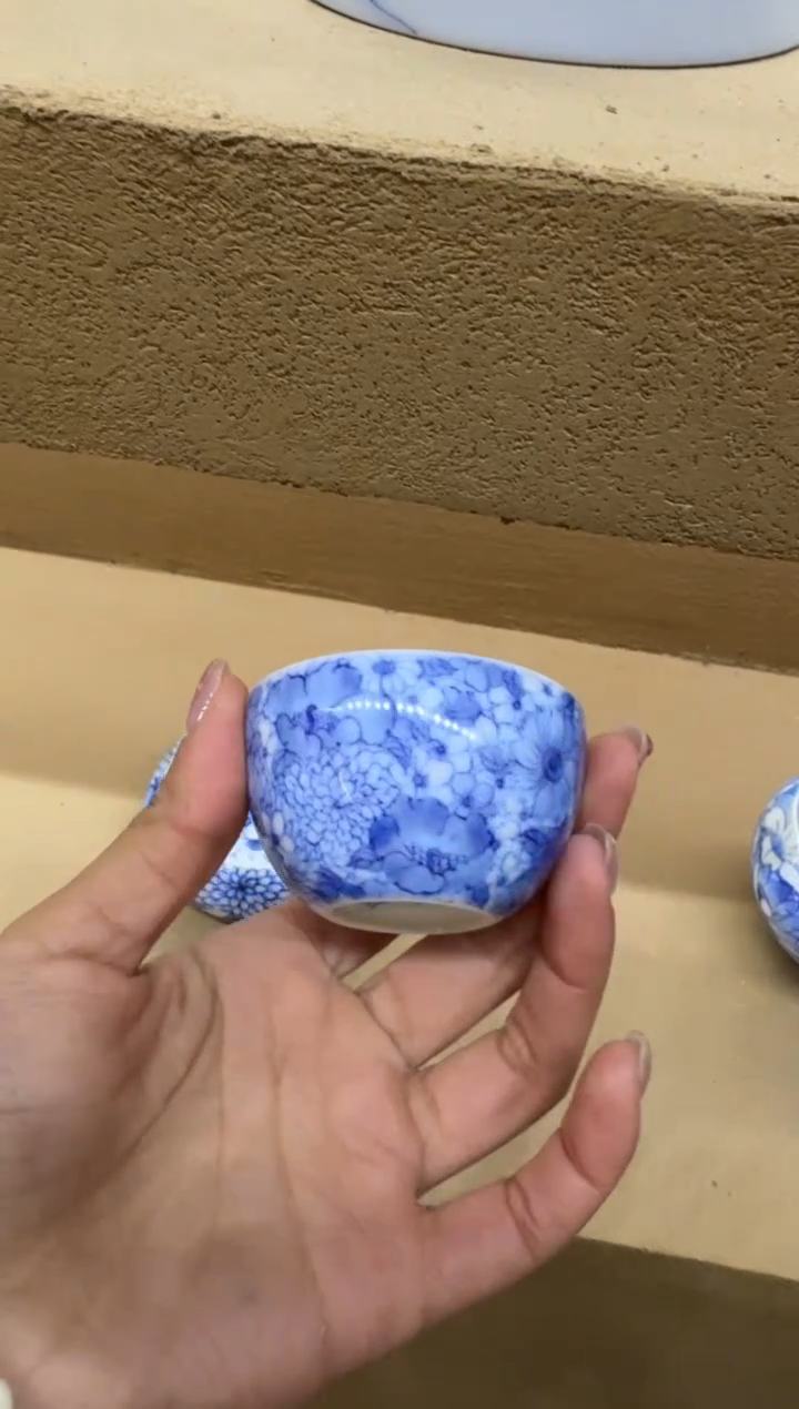 【闪购商品】杯画堂春万花小圆口杯