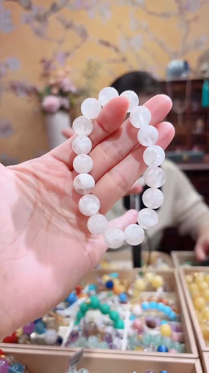 未镶嵌手串水晶设计款手串12天然晶体结构