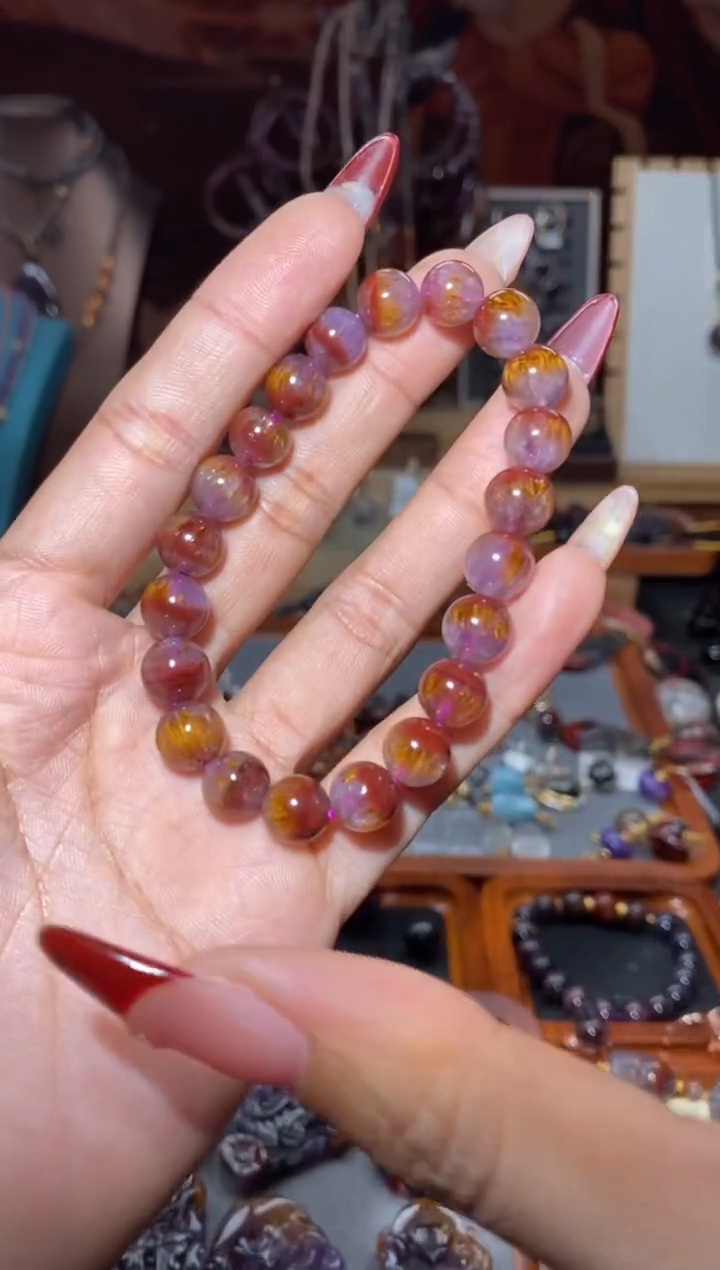 【闪购商品】水晶手串未镶嵌极光23