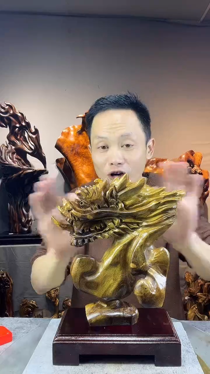 金丝楠锦****富小叶桢楠随行摆件21