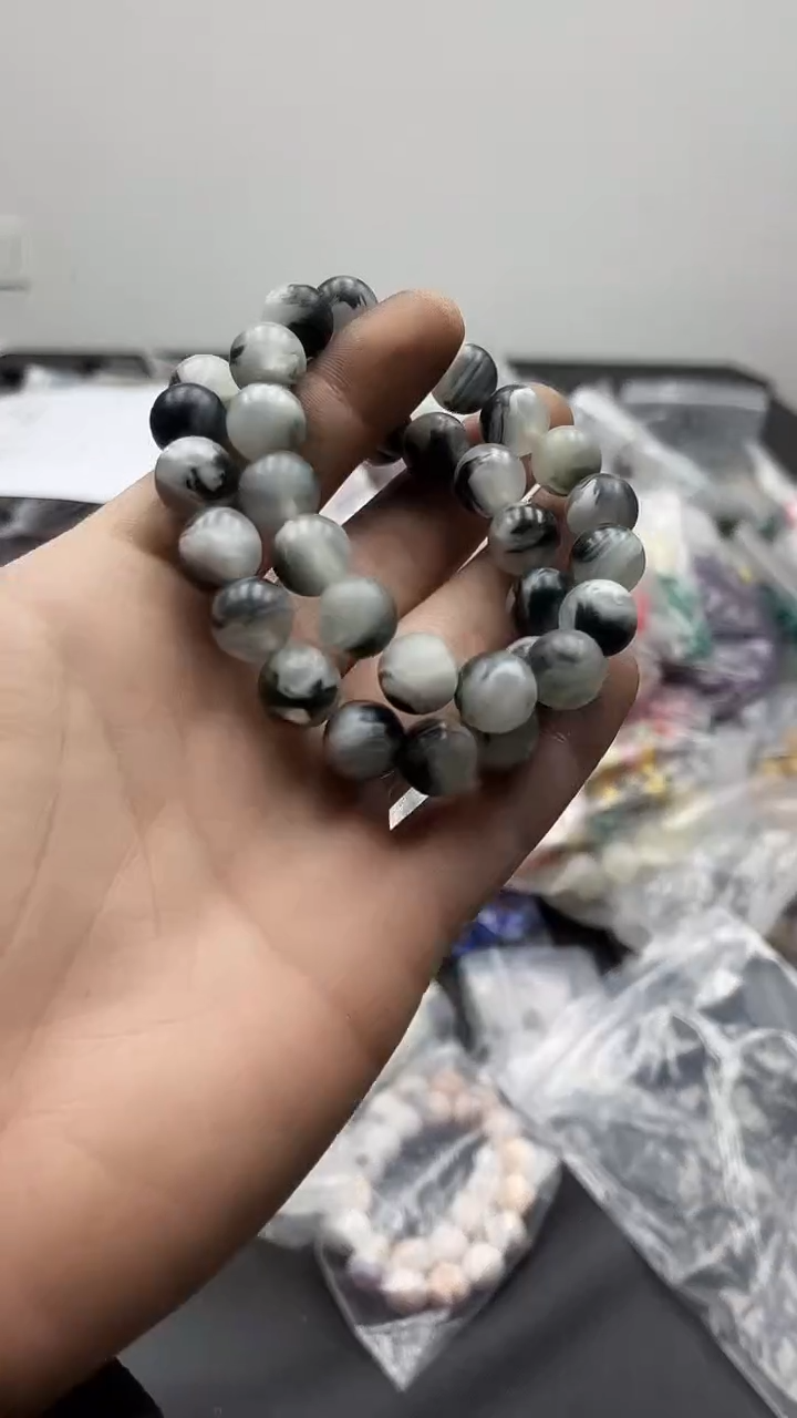 【闪购商品】硅化珊瑚手串未镶嵌100