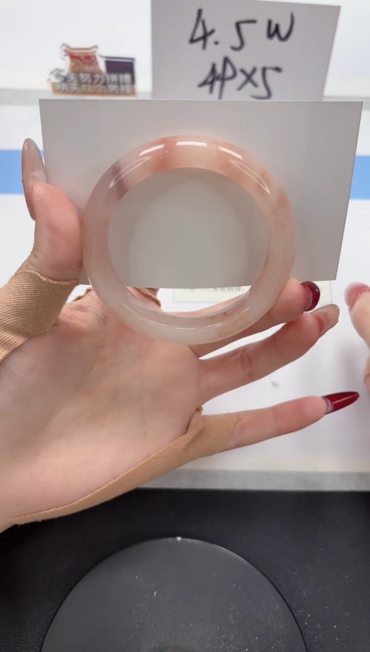 【闪购商品】石英质玉手镯未镶嵌A349-52.8