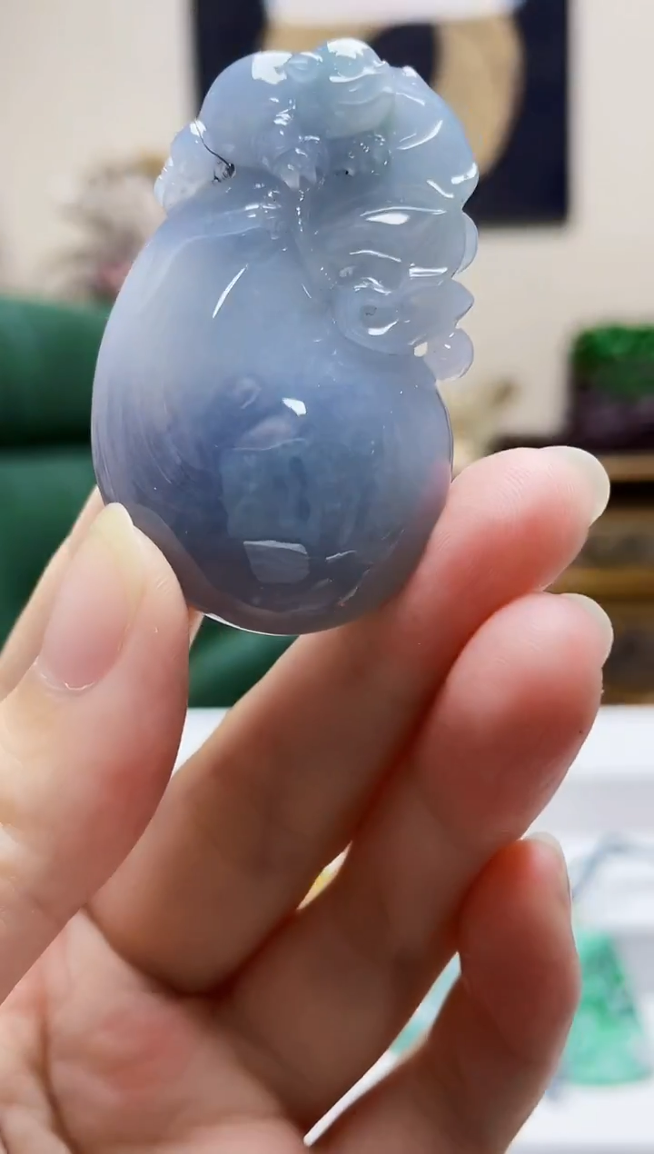 未镶嵌定制翡翠吊坠115