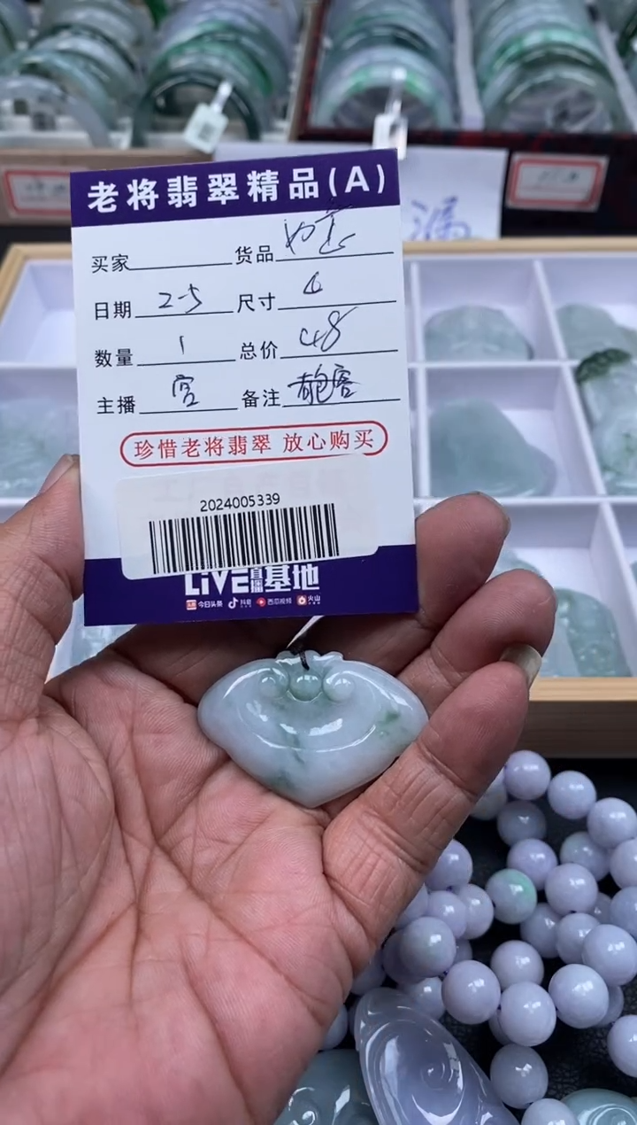 【闪购商品】翡翠颈饰未镶嵌//2024005339