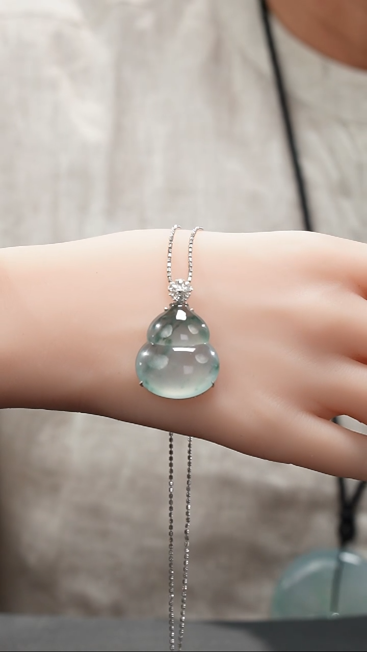 颈饰18K金镶嵌翡翠3336·