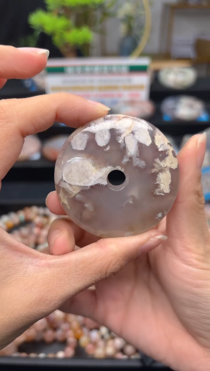 【闪购商品】石英质玉吊坠(不含链)未镶嵌C308（送绳）