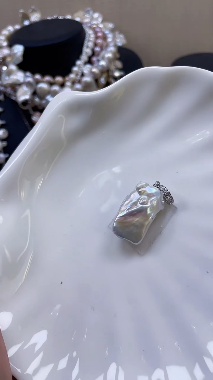 未镶嵌吊坠淡水珍珠【纯恬饰品】