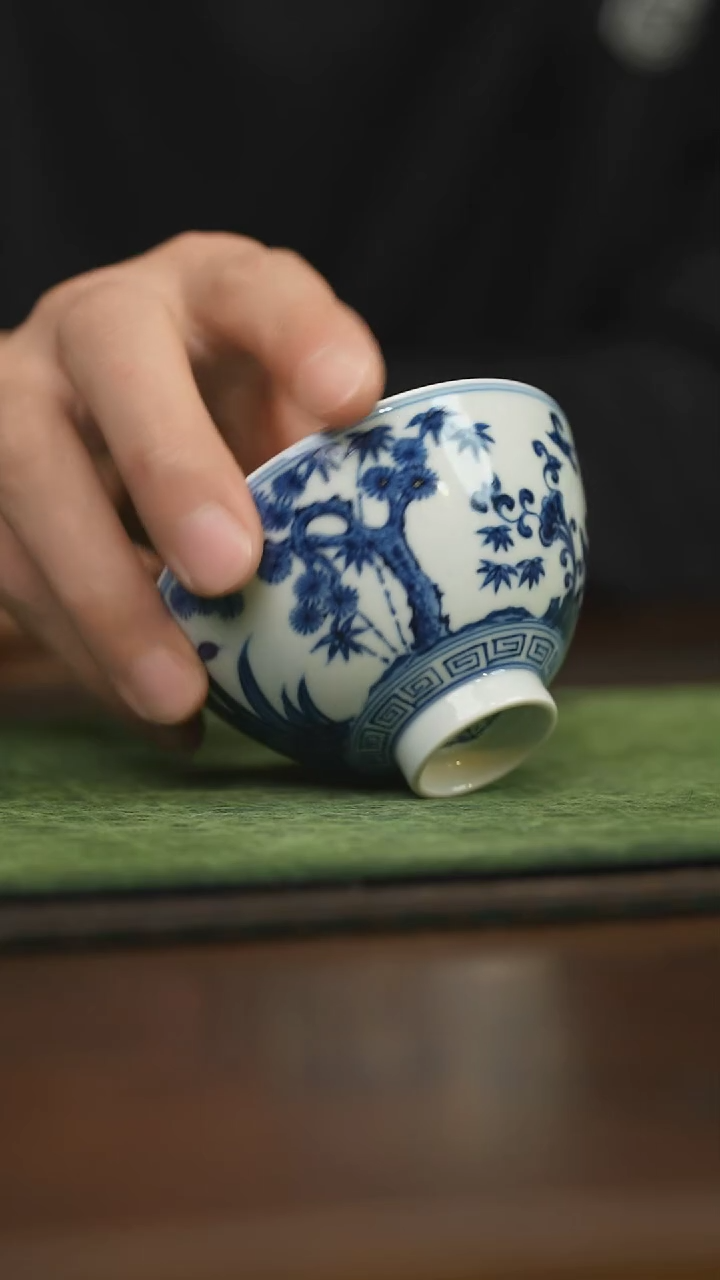 【闪购商品】杯柴窑青花破价福利