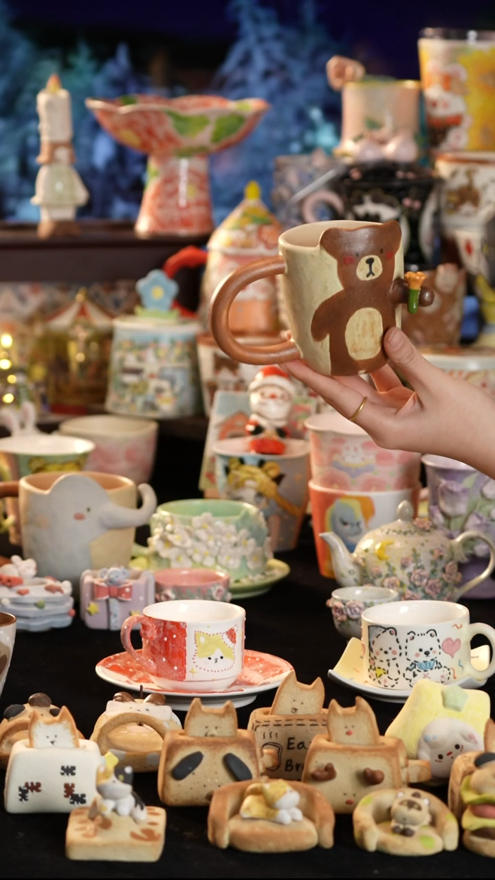 其他陶景德镇釉下彩手绘设计师款陶瓷