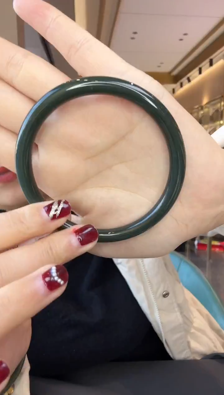 未镶嵌手镯和田玉桔****子199塔青手镯66