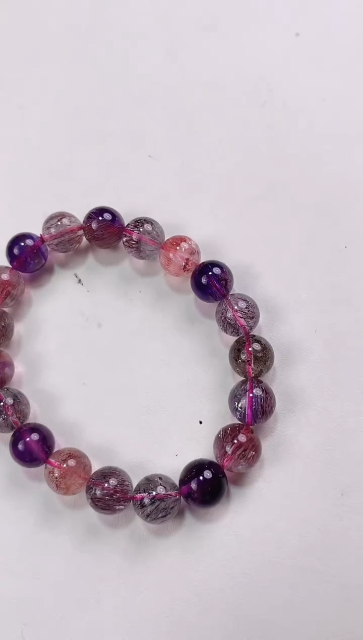 【闪购商品】水晶手链未镶嵌10mm多人多样性发其一