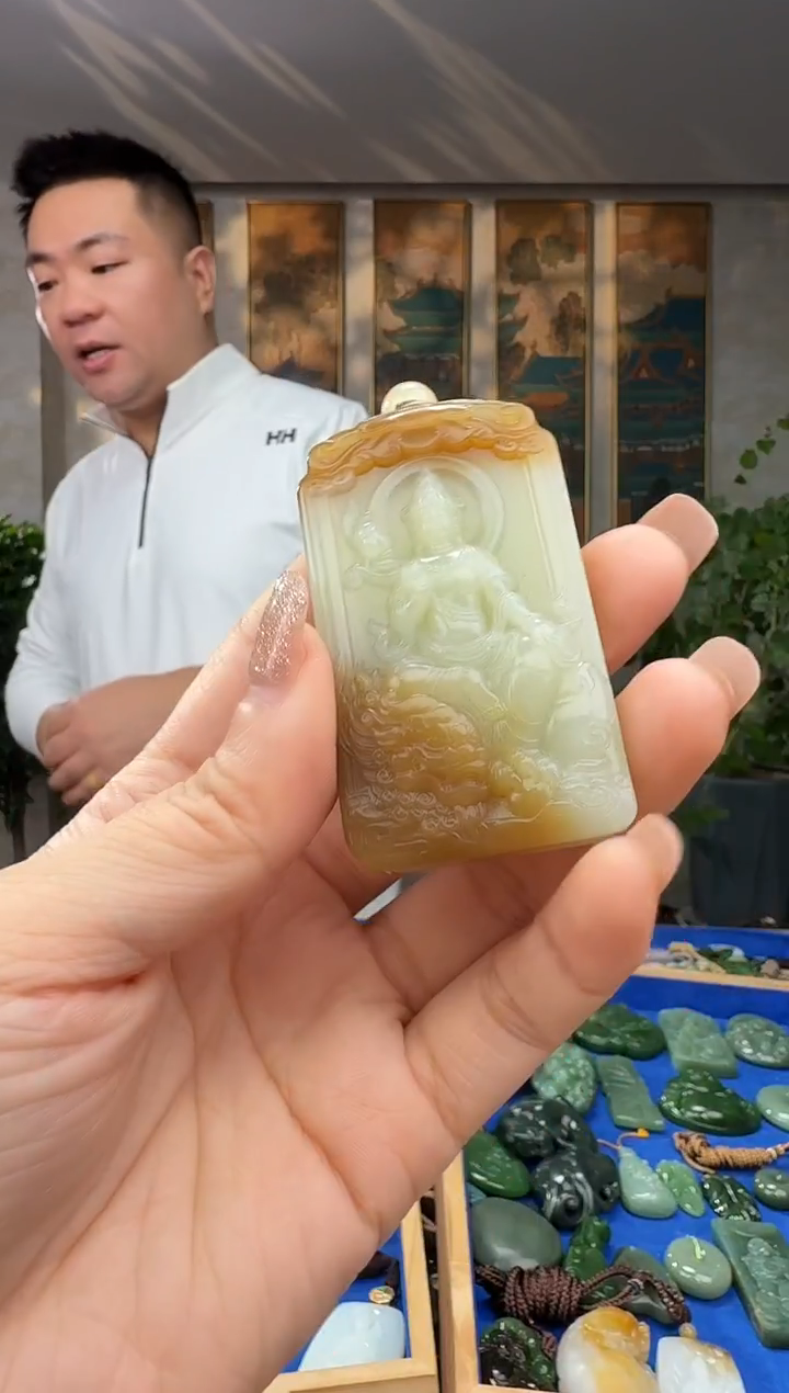 颈饰未镶嵌和田玉拍一发一