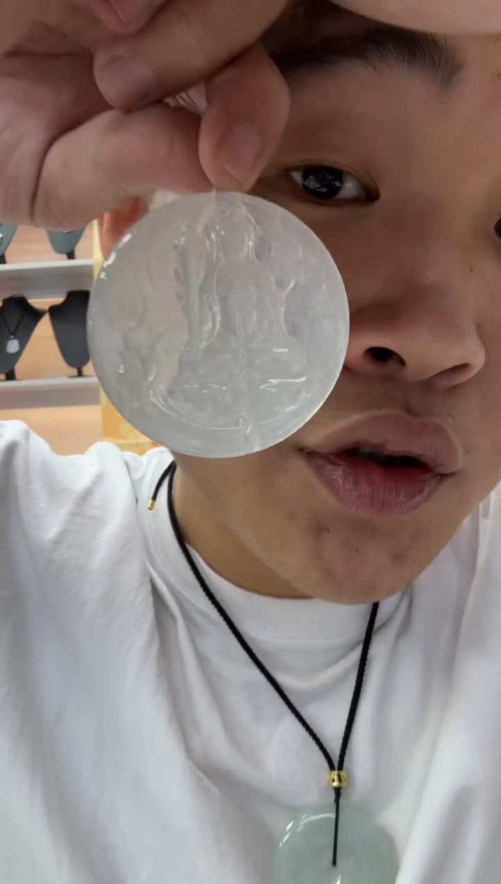 【闪购商品】翡翠颈饰未镶嵌天然翡翠A货孤品一件