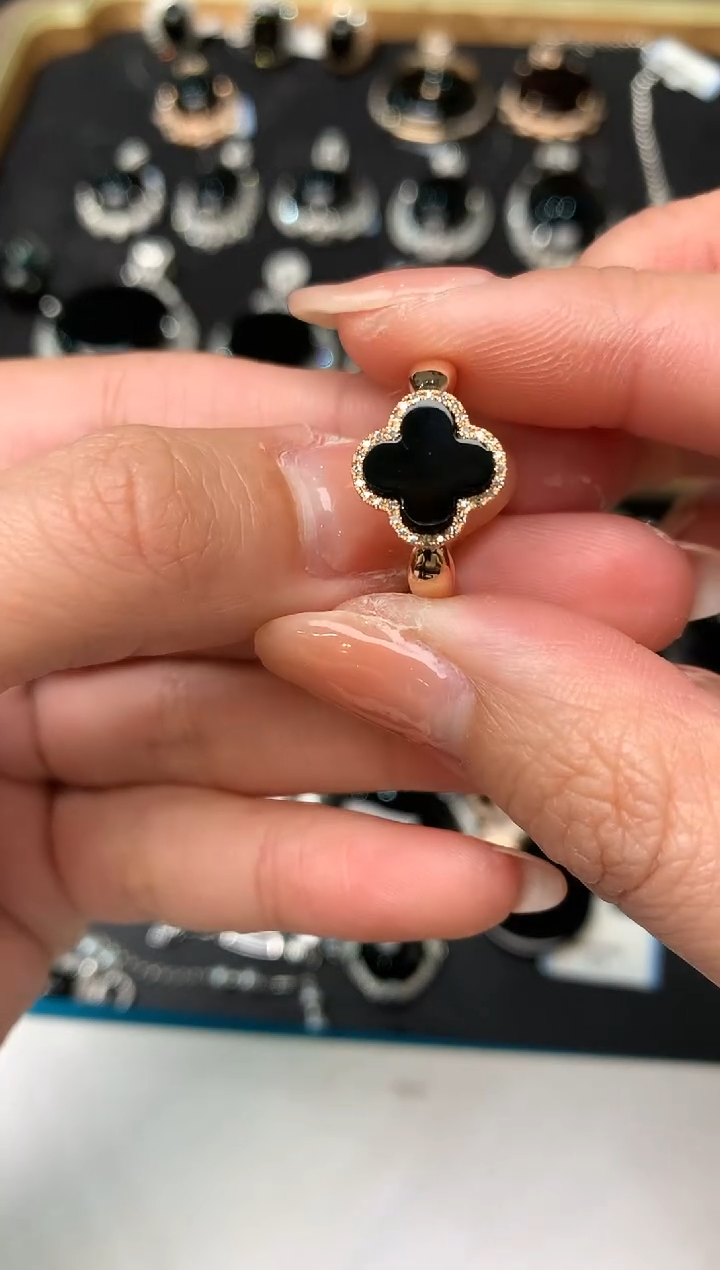 【闪购商品】翡翠戒指18K金镶嵌140-戒指（多样性发货一件