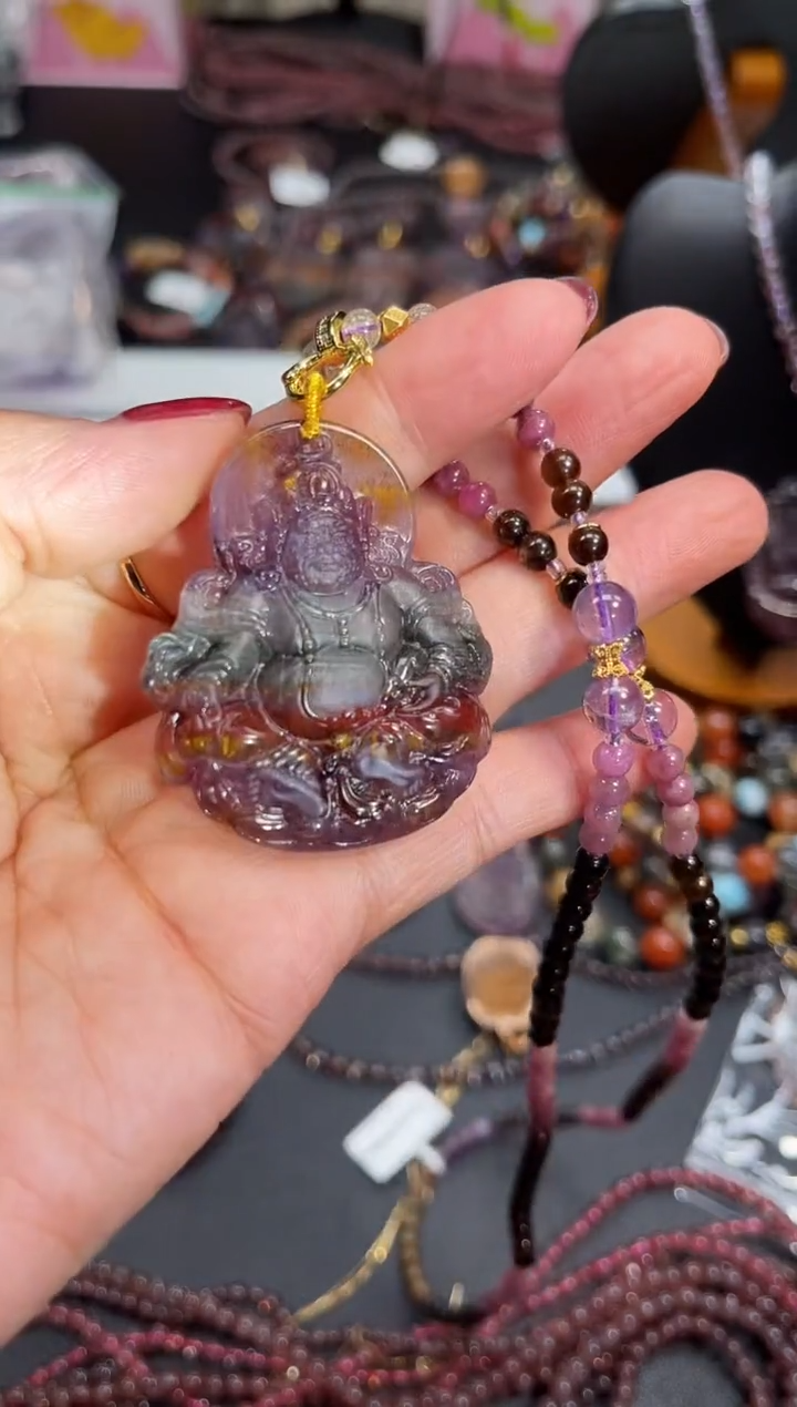 【闪购商品】水晶颈饰未镶嵌【百晶灵儿】天然水晶定制款