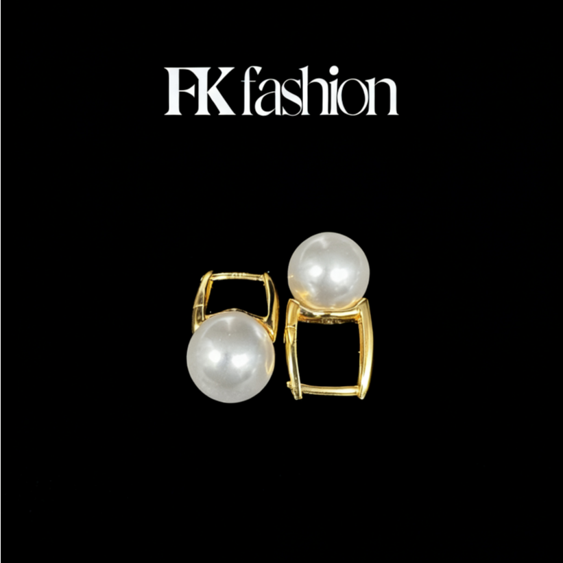 925银耳饰 法式秋冬珠珠耳扣小众气质耳环耳钉