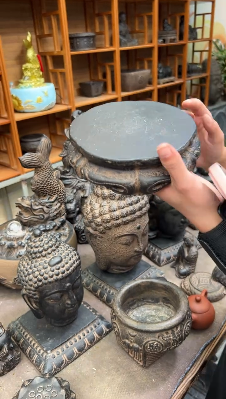 陶土【火山泥】金箍坛底座