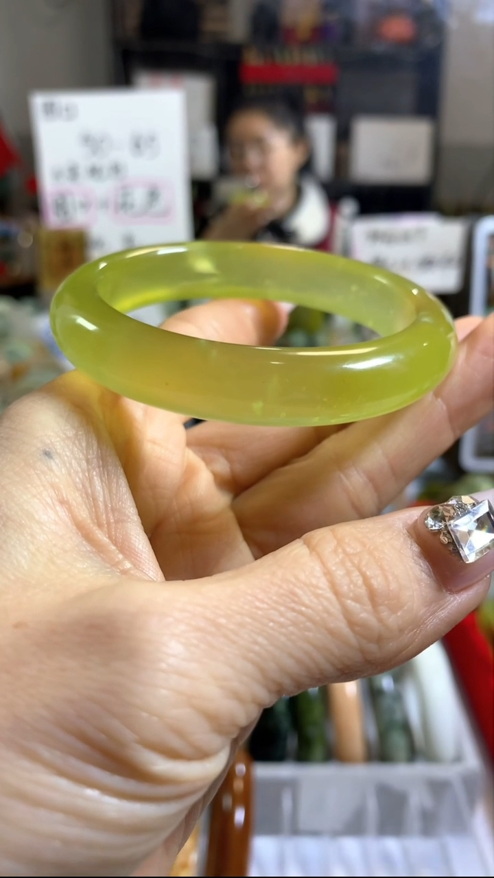 未镶嵌岫玉手镯23 54+