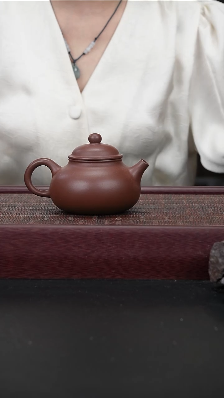 茶壶紫砂xj格子泥 容天200cc