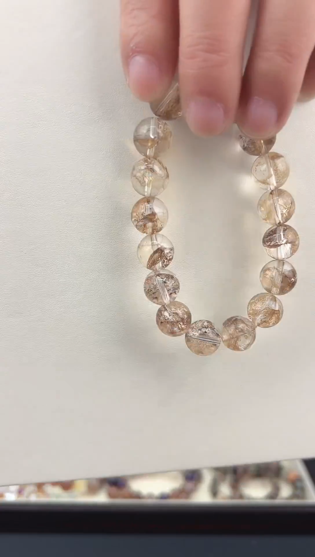 未镶嵌手链水晶天然金箔锦鲤手链99