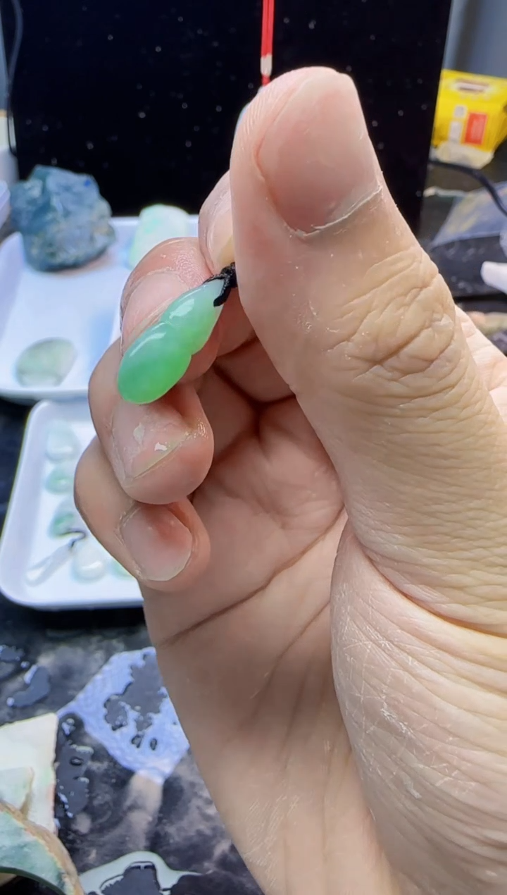 颈饰未镶嵌翡翠陈*准020天然A货翡翠