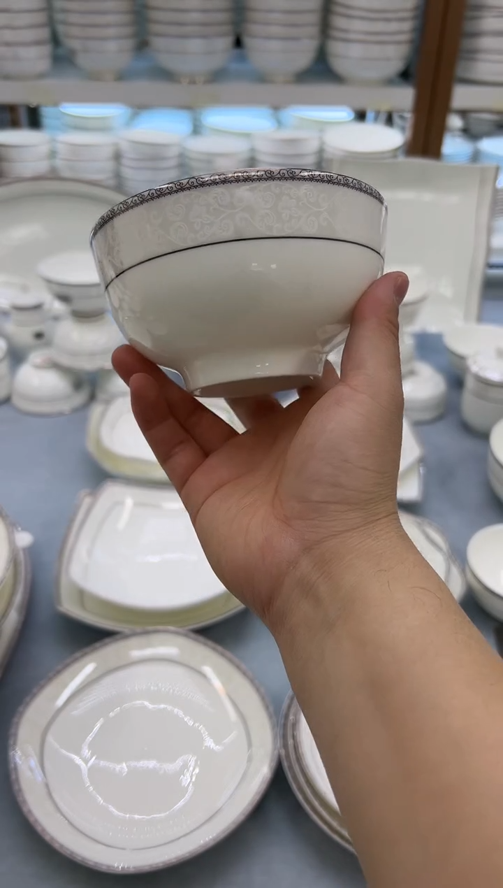 骨瓷玲珑5奥10个  