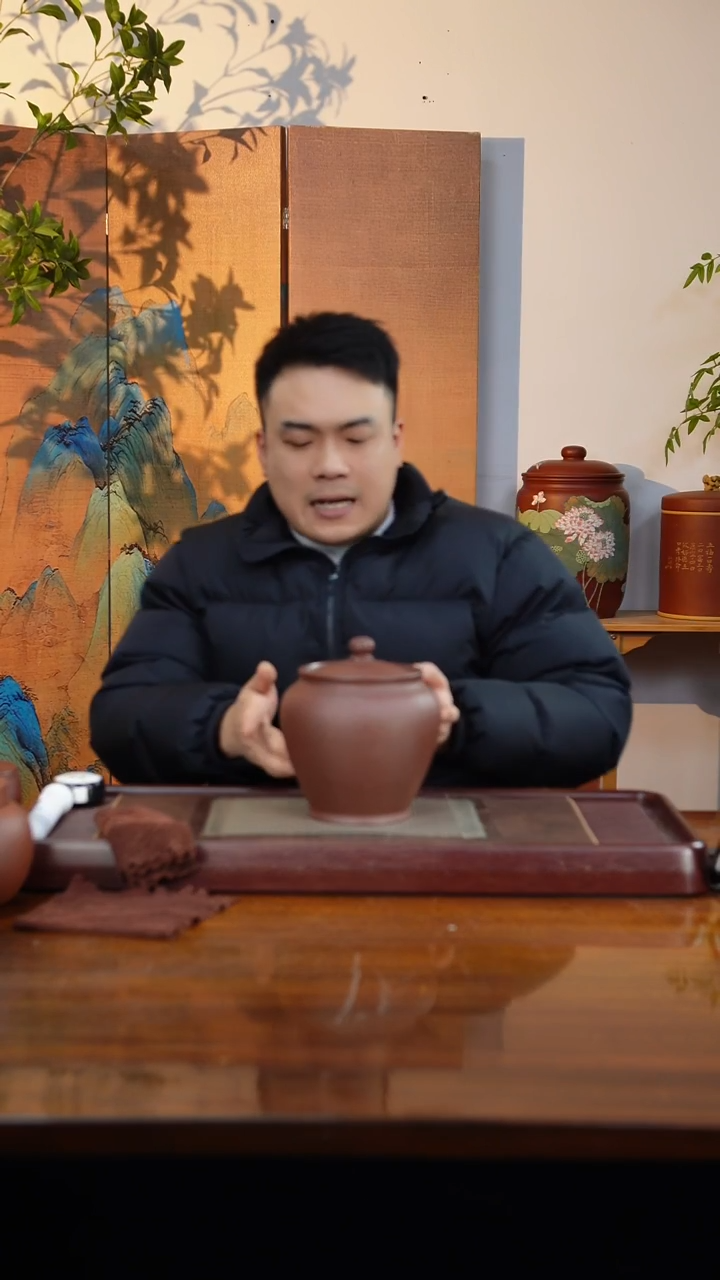 宜兴原矿紫砂茶叶罐