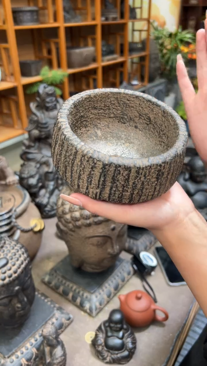 陶土【火山泥】小石钵