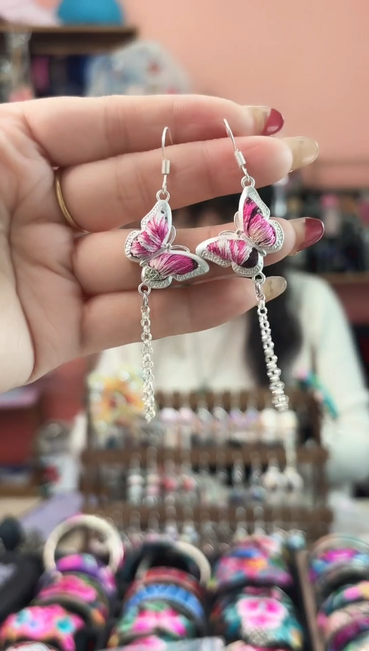 织绣艺枝独绣手工饰品17