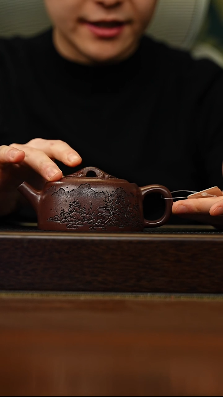 茶壶紫砂宜兴原矿 手工 紫砂壶容量220CC