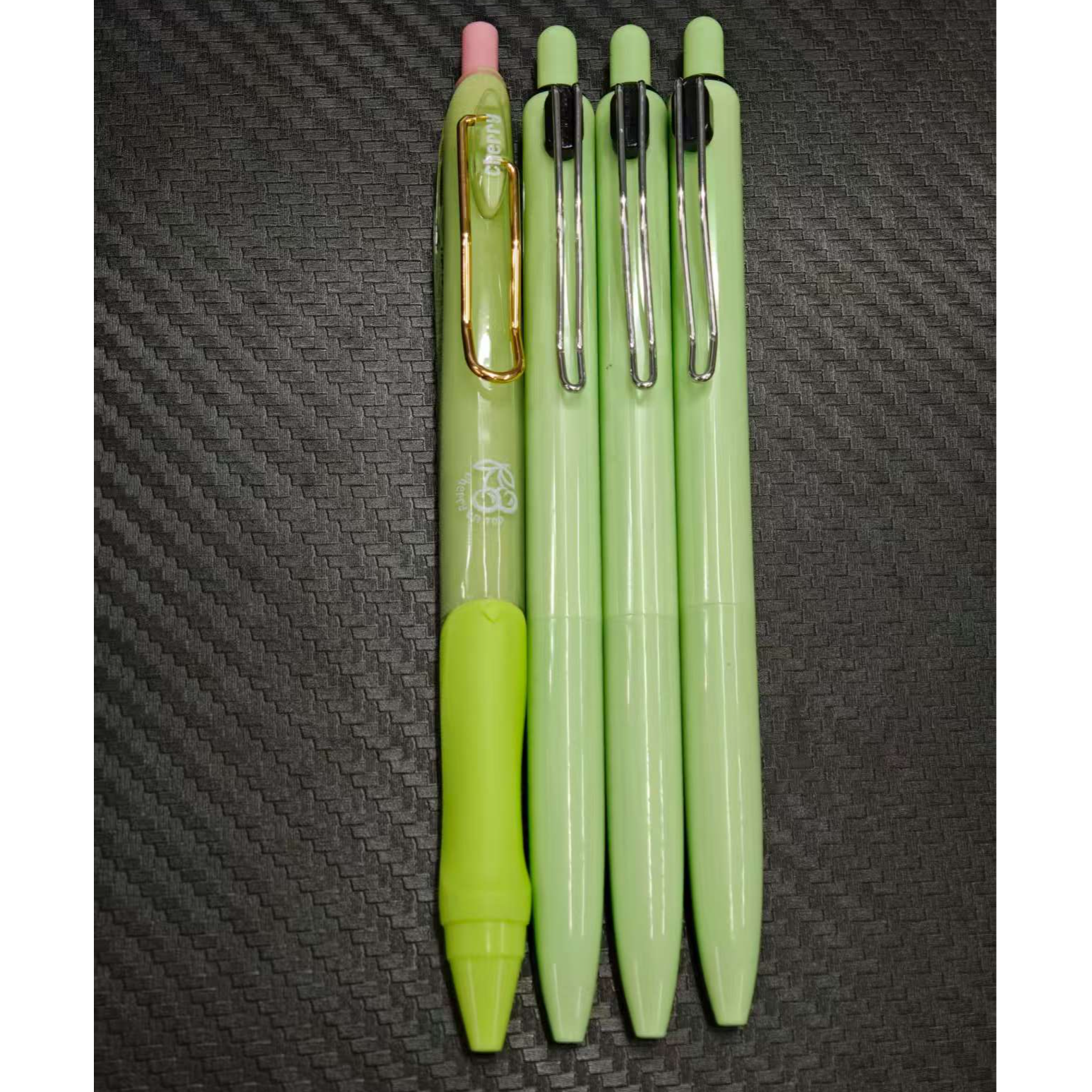 【发4支-绿杆（黑）】【得心樱手+3支外贸g103】