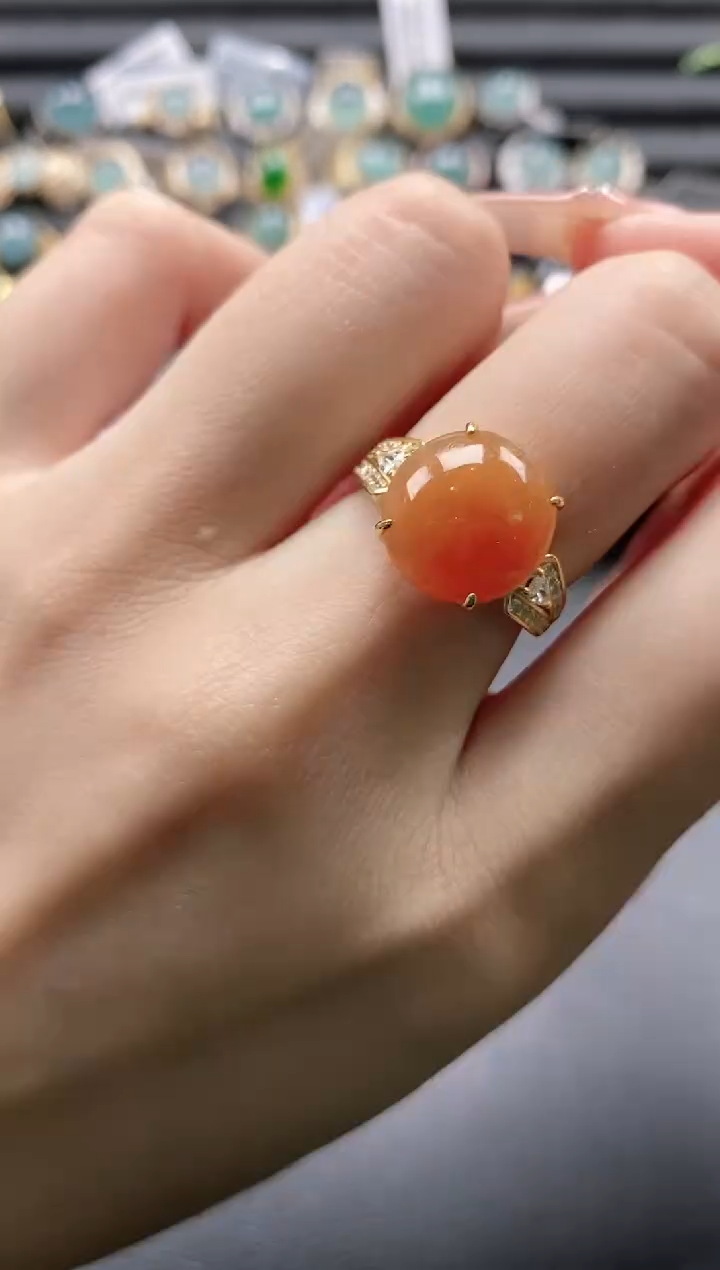 【闪购商品】翡翠戒指银S925镶嵌1111